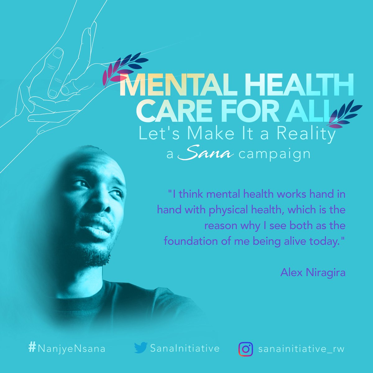 SanaInitiative's tweet photo. Alex Niragira is a Burundian multidisciplinary artist and life enthiust based in Kigali, Rwanda.

Here is what Alex shared with us when we asked him about his perspective on mental health: ~Thread~

#NanjyeNsana #Isanamitima #MentalHealthMatters #MentalHealthCareForAll https://t.co/e2nWmYUcCy