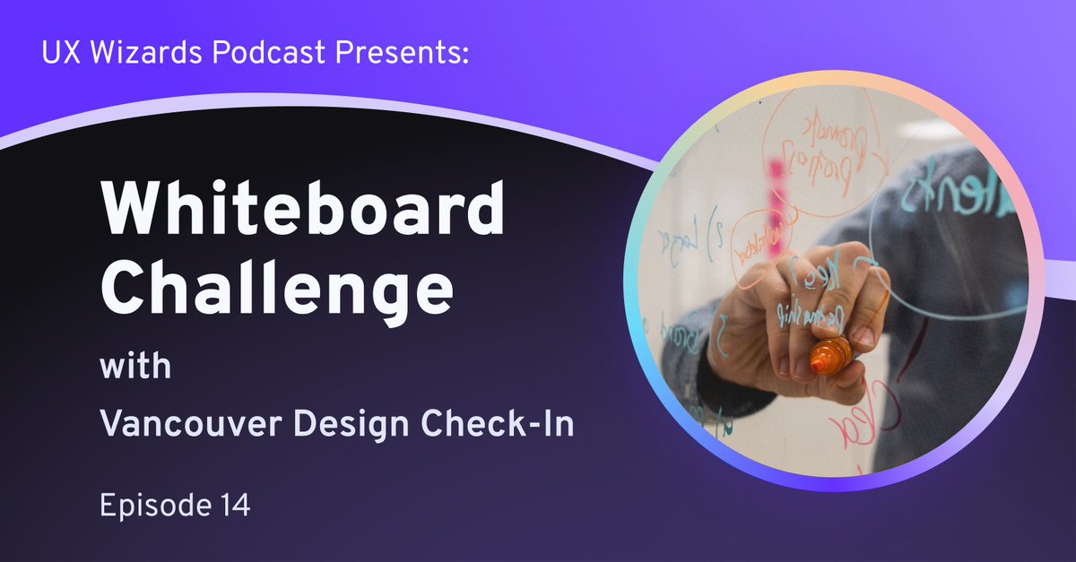 UX_Wizards's tweet photo. Morgan speaks with Jarell and Max of the Vancouver Design Check-In about sharpening their UX craft to ace the whiteboard challenge. Andrew tackles the challenge and tells us about the importance of peer-to-peer mentorship: https://t.co/GaShdAQT62
#design https://t.co/BpV5qVfWfK
