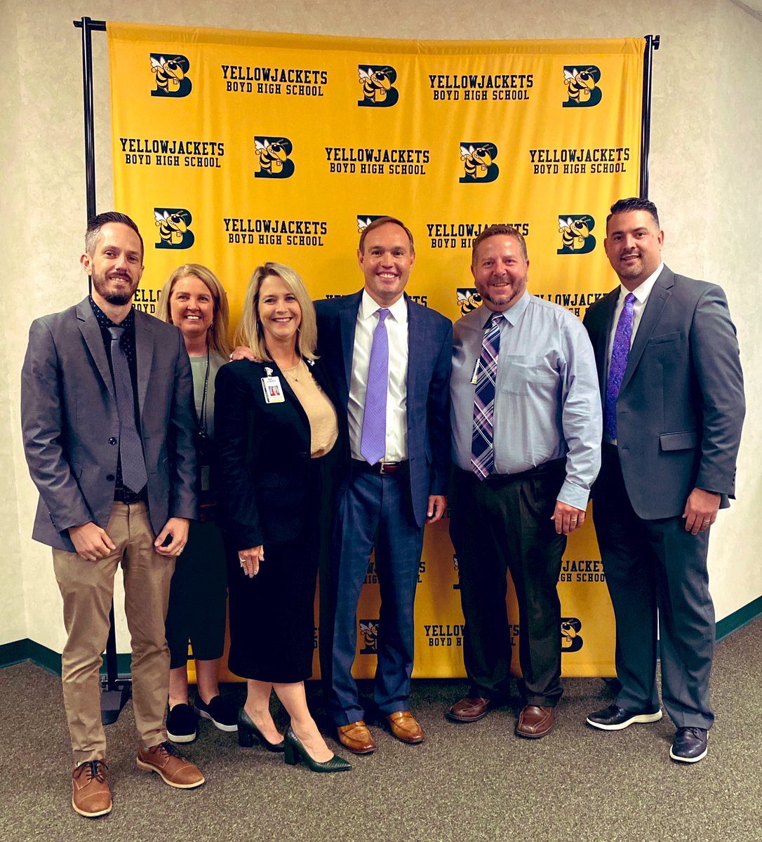Chris_Chappotin's tweet photo. ππ₯³ππΌ
We were honored to host Dr. @TarletonPrez at @Boyd_High in @BoydJackets ISD this morning!
@TarletonState is setting the standard for #HigherEd opportunities in our region! https://t.co/GHjDEZuZut
#BleedPurple #TarletonForward #JacketsRise https://t.co/dXROeGQJEf