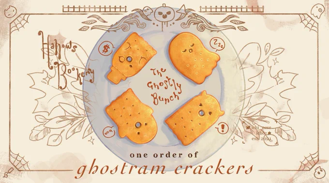 Hallows Bookery #13: Ghostram Crackers!🍂 