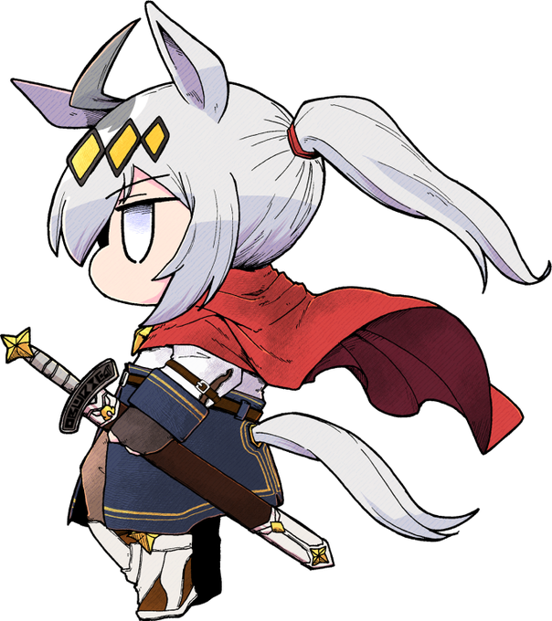 おまけ 自分が描いた剣士オグリ 
