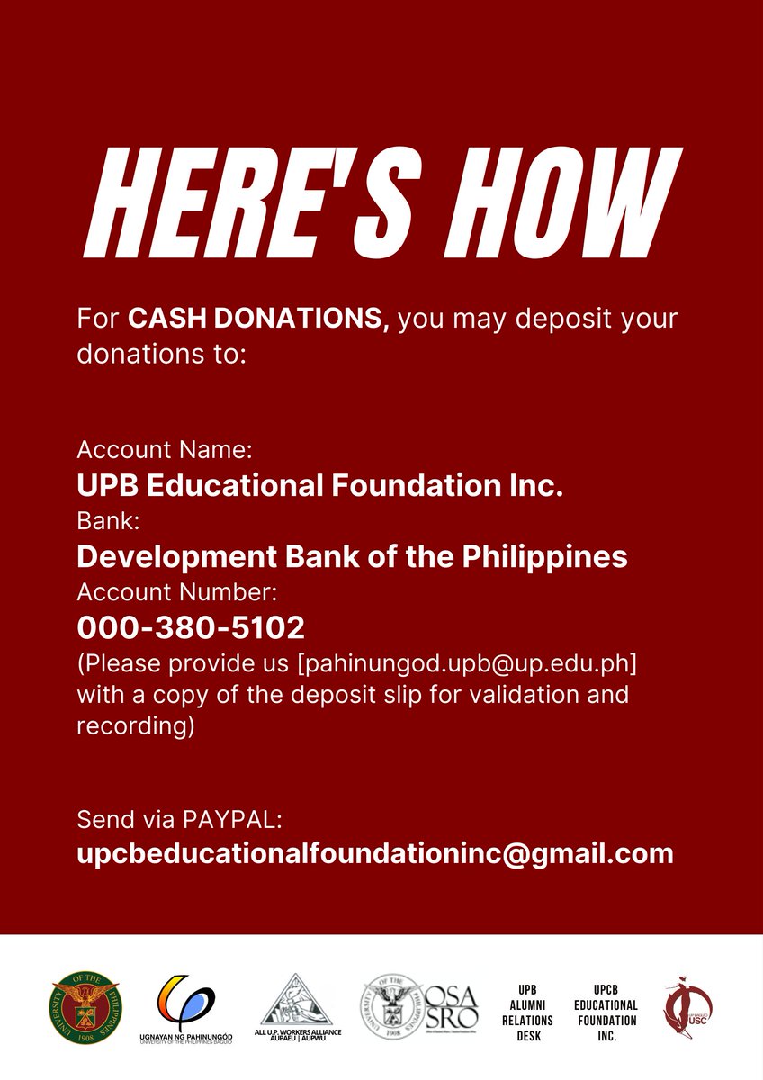 doray76's tweet photo. The Sinnaranay Pahinungód UP Baguio is now accepting donations for the basic necessities and relief items of UP Baguio constituents and communities in Benguet, Cagayan, and La Union affected by Typhoon Maring. #Pahinungod https://t.co/pmgzR6l3pc