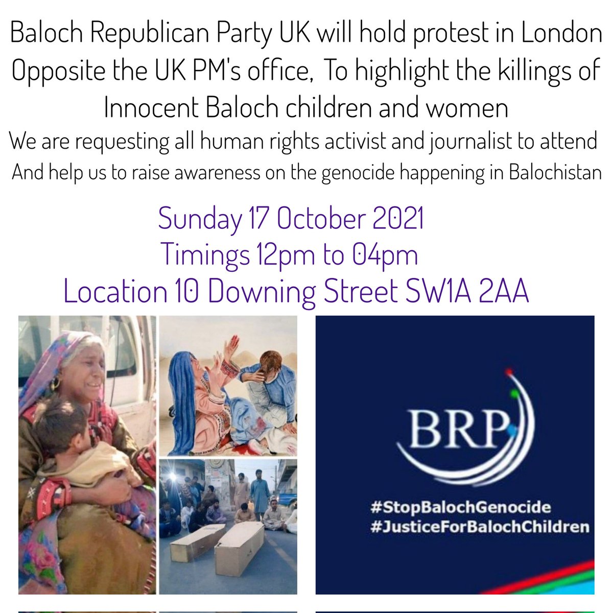 BRPUKofficial's tweet photo. BRP UK will be holding an awareness campaign to highlight #humanviolations in #Balochistan by #Pakistan ,recent killing of children’s, 10-year-old child in Hoshab &amp; two siblings in Bulaida
And the attack on Bugti refugees in Nimroz, #Afghanistan https://t.co/h0sPvIM1An