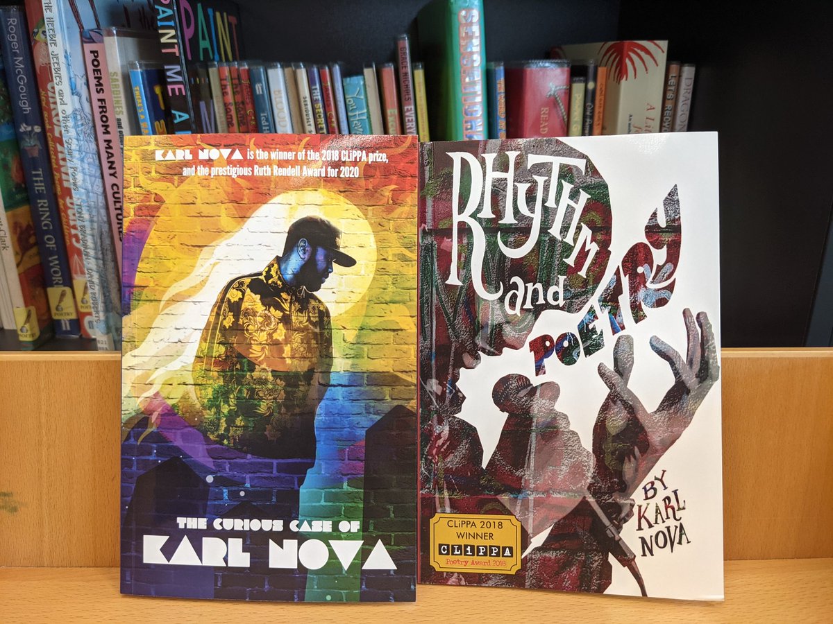 LibraryChhs's tweet image. Absolutely delighted to welcome the incredible @karlnova in to school this morning and his books are already on the Library shelves.  Look for poetry at 821!