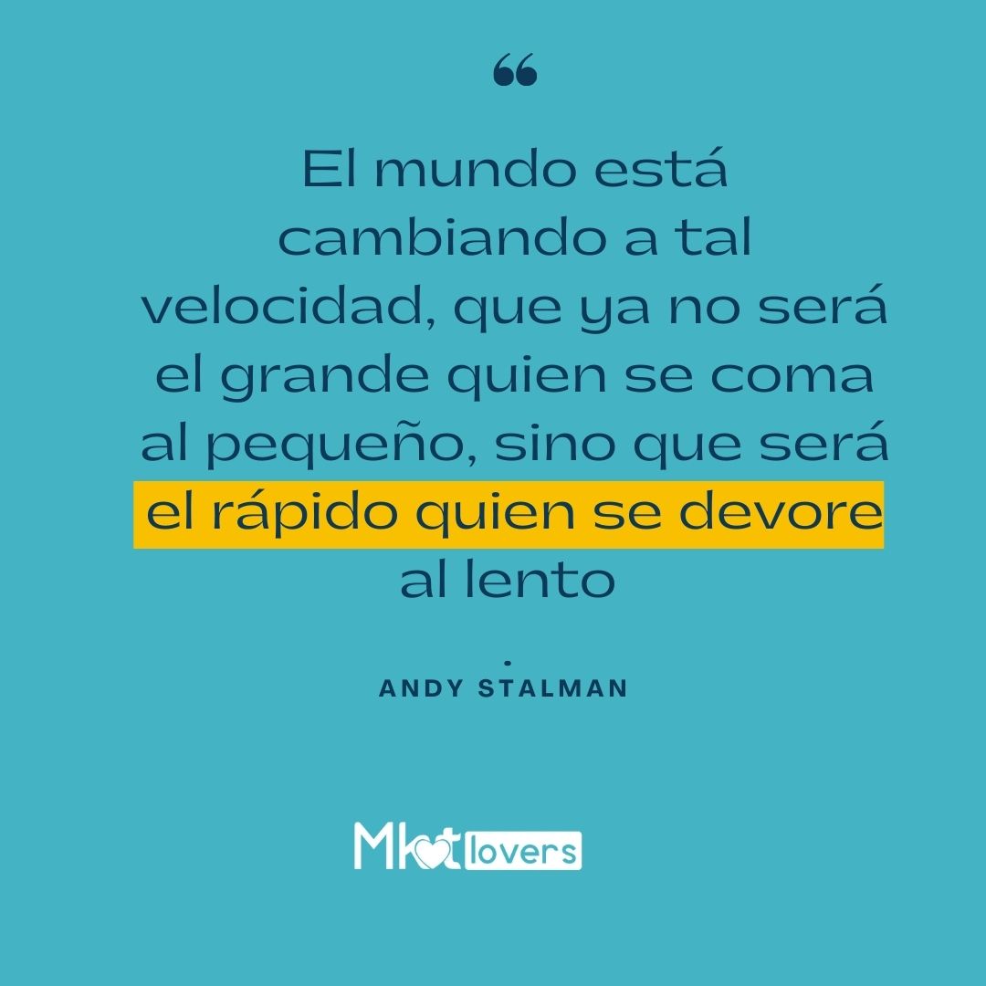 mktlovers's tweet photo. Palabras sabias que no podemos dejar
de compartir con nuestros colegas 🧐
#marketing #estrategia #innovacion #AndyStalman https://t.co/2Z64Ko2LEL