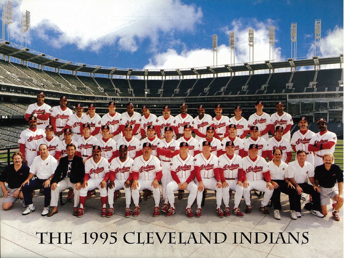 John Skrtic on X: 1995 #Cleveland @indians Team Photo. Source:  @Cleveland_PL Sports Research Center from Game Face Magazine.   / X