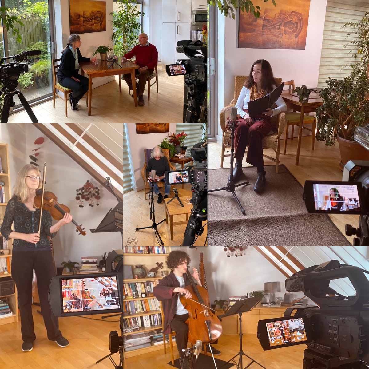 Quimantumusic's tweet photo. It’s been a pleasure filming some of the participants of our online  Voces festival this week! We can’t wait to share this with you all on our YouTube (https://t.co/VX5foYTSRJ) channel on Sat 13th &amp; Sun 14th November - 8pm! https://t.co/WW6JSdibk0