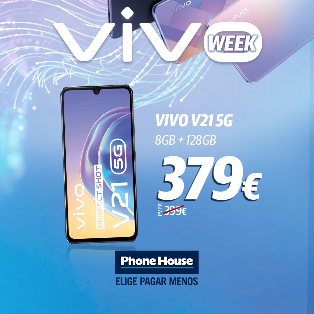 🔥📱 ¡𝗟𝗟𝗘𝗚𝗔𝗥𝗢𝗡 𝗣𝗔𝗥𝗔 𝗤𝗨𝗘𝗗𝗔𝗥𝗦𝗘!

Ya puedes hacerte con un súper smartphone de @vivo_espana en tu tienda Phone House, o entrando directamente en el link 👉🏼  bit.ly/3j0tg99

#VIVOWeek #EligePagarMenos