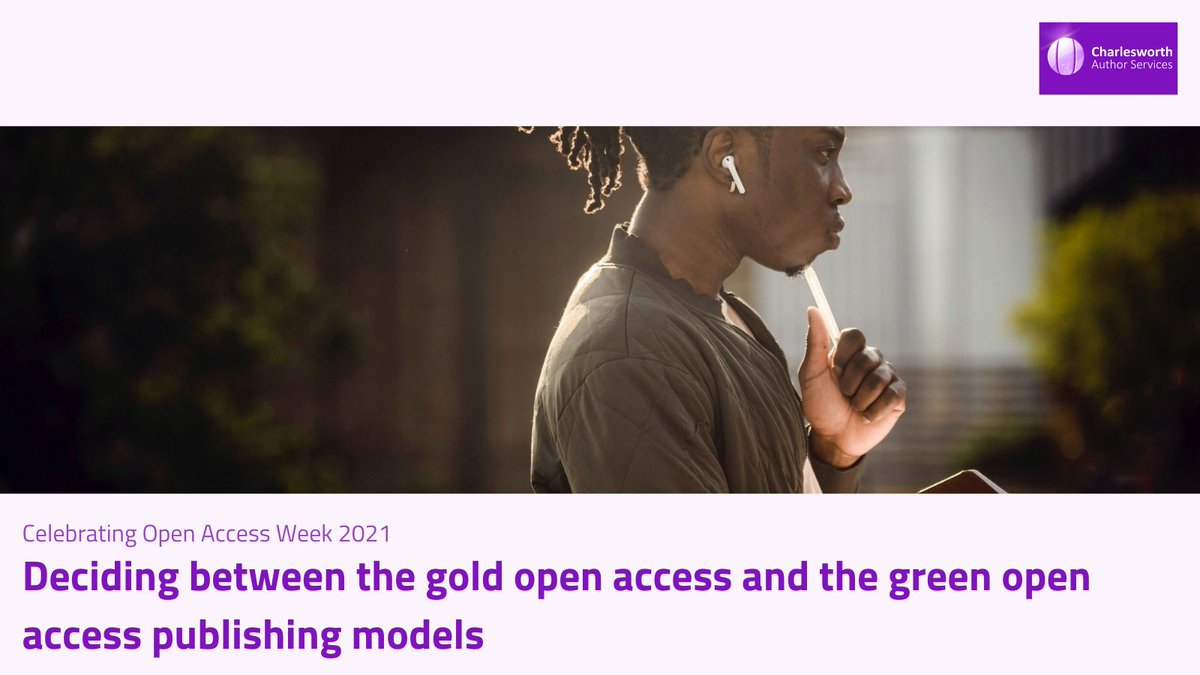 CWGAuthors's tweet image. Not sure what #GoldOpenAccess and #GreenOpenAccess mean - and mean for you? This article illuminates.

Read here. 👉 ow.ly/Ps0c50GquO0

#OpenAccessWeek2021 #OAW21 #OpenAccess #ecrDev #AcWri #academicTwitter #sciTwitter #STEMTwitter