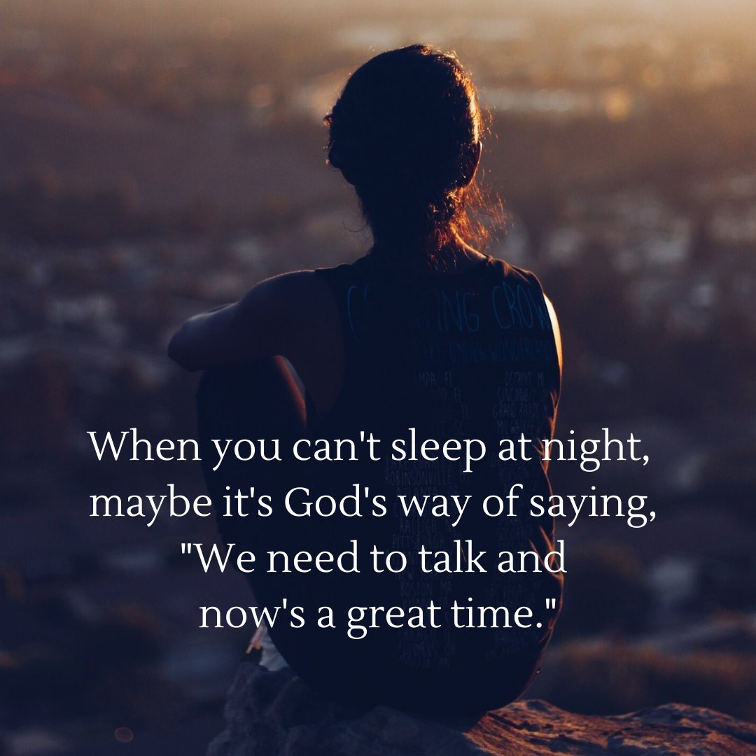 AllNations_KC's tweet photo. Who else talks to God when they're awake at night?

#WednesdayWisdom https://t.co/Zw9lx2Fk7L