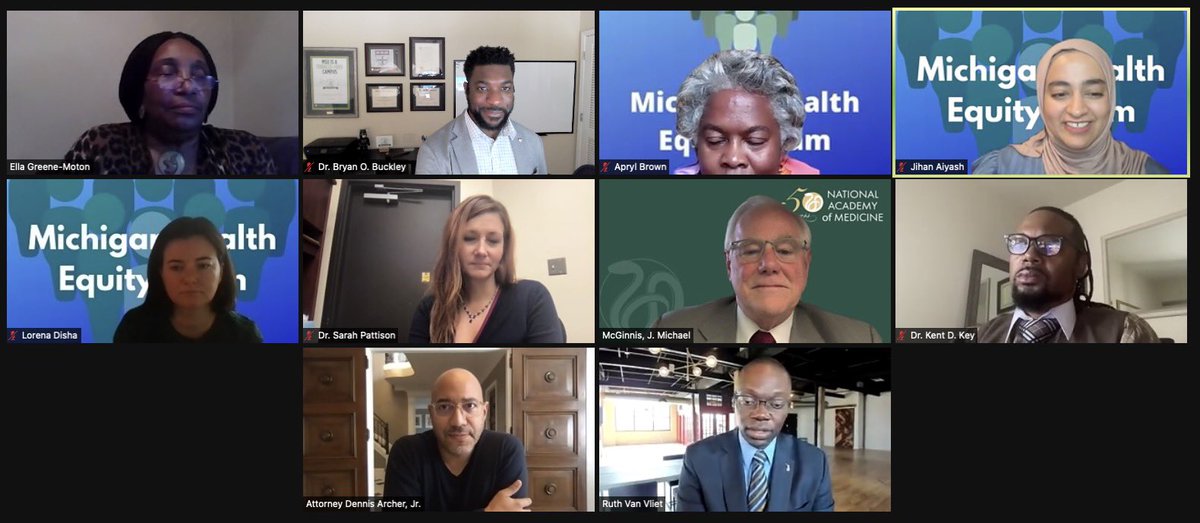 bryanobuckley's tweet photo. Yesterday, I was honored to be on a distinguished panel hosted by Michigan Public Health Association /Michigan Health Equity Team's on Counter-Narratives: SDOH From the Lens of Black and Brown Communities of Detroit and Flint. #healthequity #mipeeps https://t.co/pXdLmpq7Pp