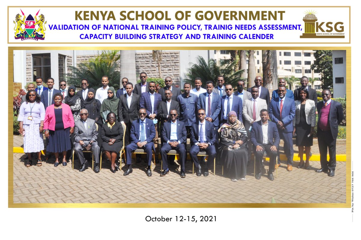 CIPSomalia's tweet photo. The FGS training school (SMPA) based at the SNU partnered with the Kenyan School of
Government (KSG) for the
development of a training curriculum, training materials, training of ToTs and the roll-out of the
training course to wider civil service employees of the FGS #Somalia https://t.co/3pJkIfgfBQ