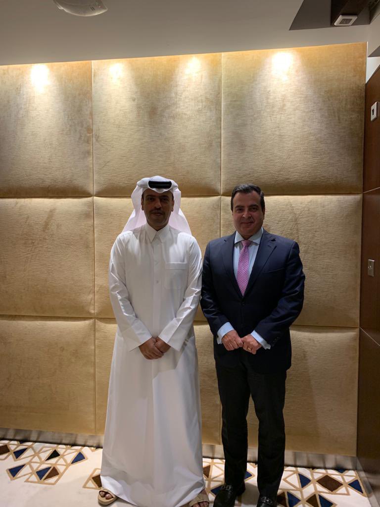 AAttiga's tweet photo. I had the privilege to meet with Abdulla Mubarak, CEO of @QNBGroup #Doha and discuss the future of #green_financing within the energy transition &amp;  explore ways to help accelerate this transition. @APICORP #ESG https://t.co/CUOUzSVvpo