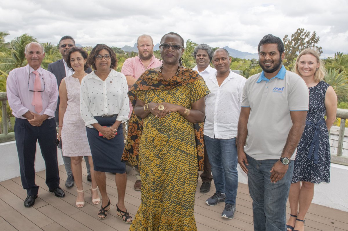 UNDPMauritius's tweet photo. A workshop was held today to showcase the work of 5 NGOs supported by @UNDPMauritius under the Wakashio Oil pill Recovery Programme.

This initiative is part of UNDP's efforts to support families doubly impacted by the oil spill &amp; COVID19 through #AlternativeLivelihood training. https://t.co/hiwSlbkgOj