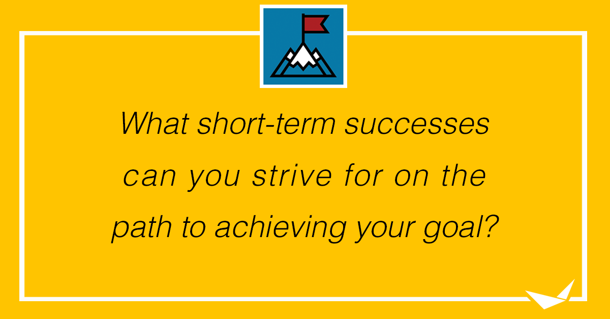 biworldwide's tweet photo. Our brains give us a little dopamine release when we hit our goals, which is like its own reward. It makes us feel good and motivates us to keep going. Break a big goal into many smaller goals. Each milestone you hit provides another feel-good moment and helps maintain attention https://t.co/6rlEnj3dJb