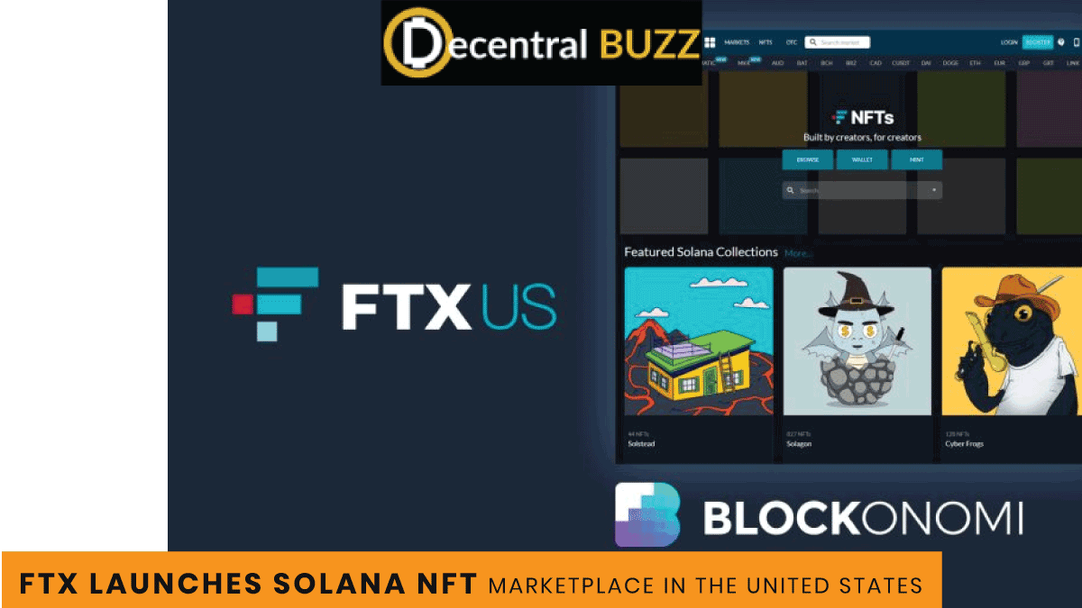FTX Launches Solana NFT Marketplace in the United States
bit.ly/3v4FfHG
#ftx #solanablockchain #nft #marketplace