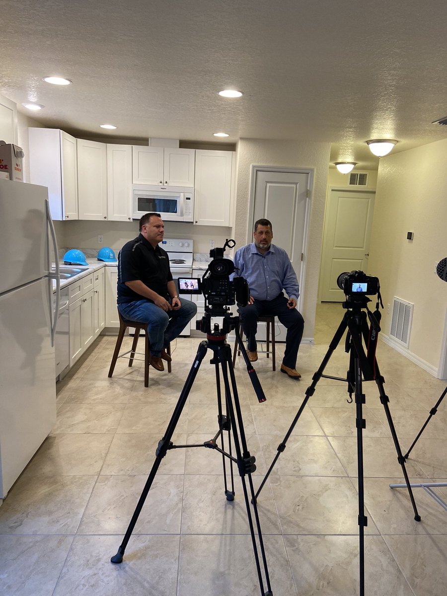 #BehindTheScenes 🎥 @HabitatPWP is working with our partners at @stpetecatalyst on a special #AfforableHousing episode of the #MyMayor series on site at a #StPete Habitat home. 🏡