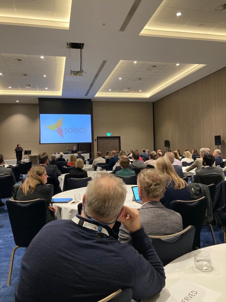 <a href="/joanneroney/">Joanne Roney CBE</a> opening #SolaceSummit21 with thanks to all <a href="/Solace_UK/">Solace</a> members and other LG leaders for their commitment and tireless work throughout the pandemic.