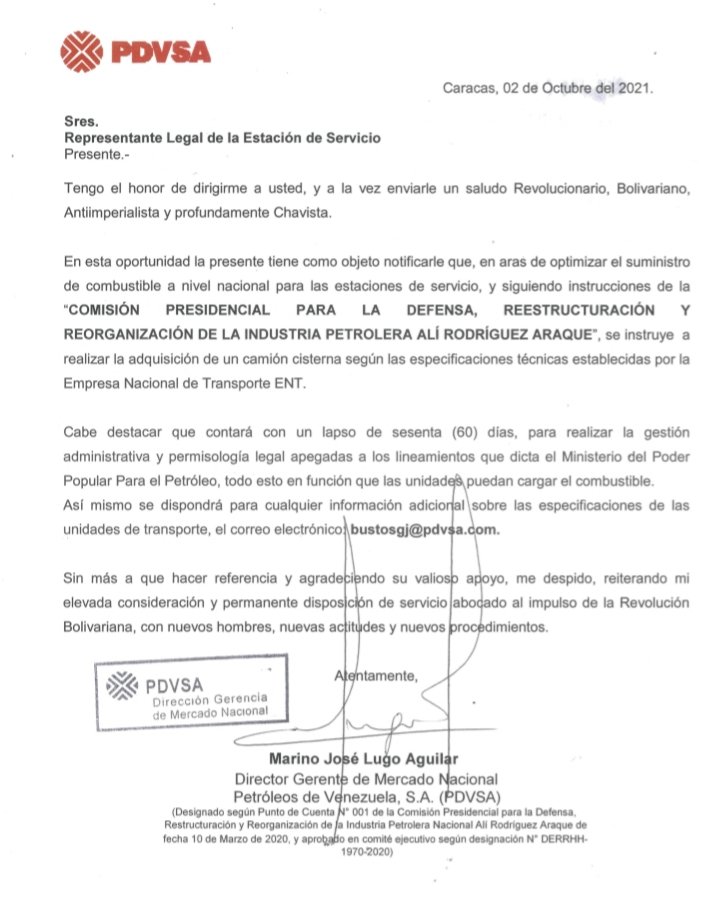 williancontig's tweet photo. Expreso mi solidaridad con los trabajadores de la Empresa Nacional de Transporte,quienes han expresado su preocupación de q sea privatizada la distrib del transp de combustible nuevamte en el país.Los invito a exponer sus planteamientos en la Sc de Hidrocarburos de la AN.
#cptt https://t.co/PXmrjuIbeJ