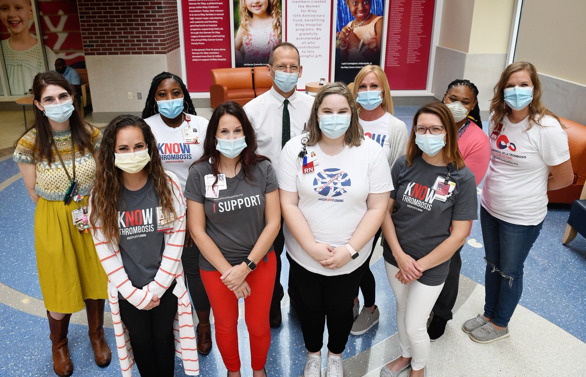 Our #Hematology team <a href="/RileyChildrens/">Riley Children's</a> works to raise awareness about #BloodClots year round, but especially today, on #WorldThrombosisDay!

#Hemetwitter <a href="/isth/">ISTH</a> <a href="/IPTNetwork/">IPTN</a>