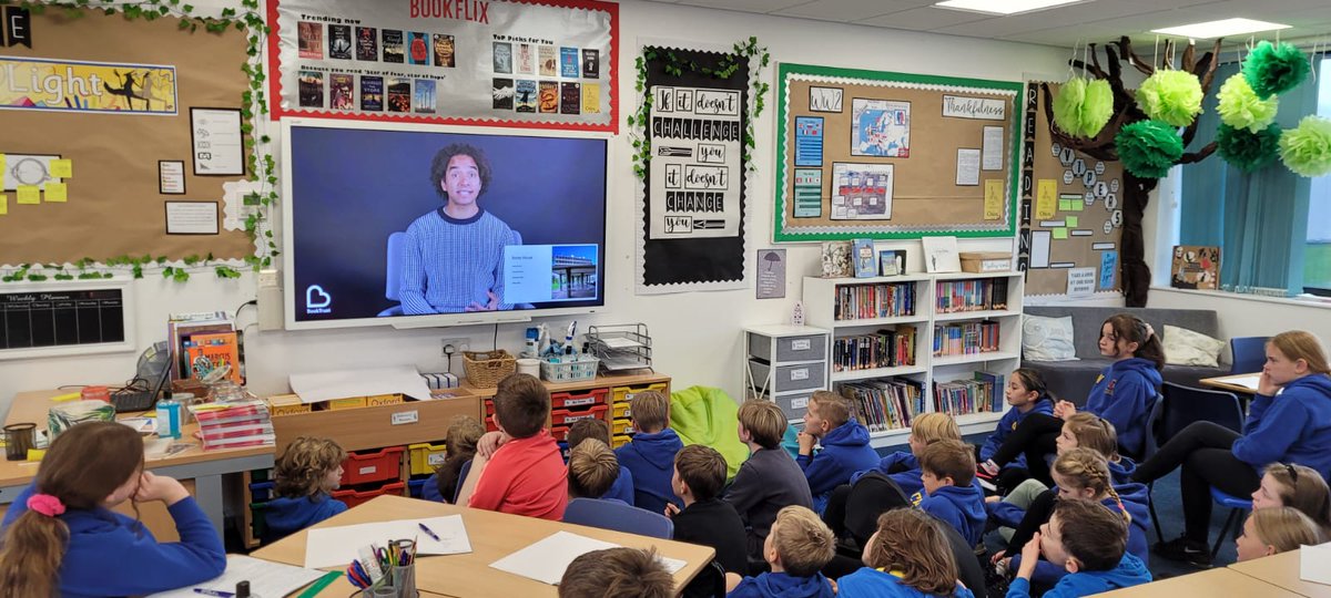 CeMossley's tweet photo. Our year 6 children have had a very exciting morning, listening to @JosephACoelho. A very inspirational speaker! #InspiredWriters #YoungAuthors #InspiredPoets
Thank you @Booktrust! https://t.co/F1oC2kep0q