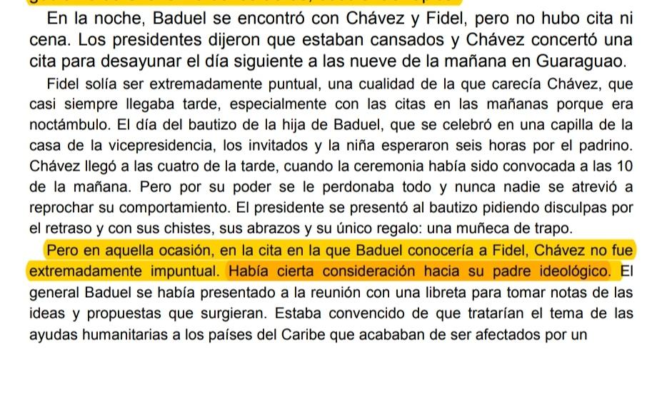 ReporteYa's tweet photo. #13Oct #Baduel 
@RayliLujan: Sobre el día que Raúl Isaías Baduel conoció a Fidel Castro. Desde ese momento, pensó, que su carrera militar y su futuro político estaban "sentenciados".

Un extracto del libro Los Brujos de Chávez, de David Placer. https://t.co/Nv2jk7vLGn