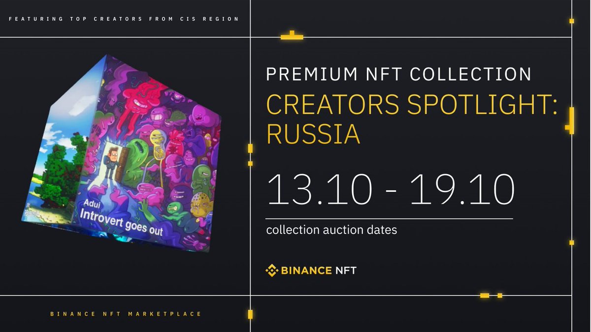💥90 Artists
💥90 Dream worlds
💥208800 Total render frames
💥9000+ Hours of work
💥Sound from Unstoppable Music
💥48 FPS !!!!💥
💥10 DREAM CUBES 💥

YOU CAN’T EVEN IMAGINE

binance.com/en/nft/eventTe…

#NFT #NFTs #NFTdrop #256ART @NFT256