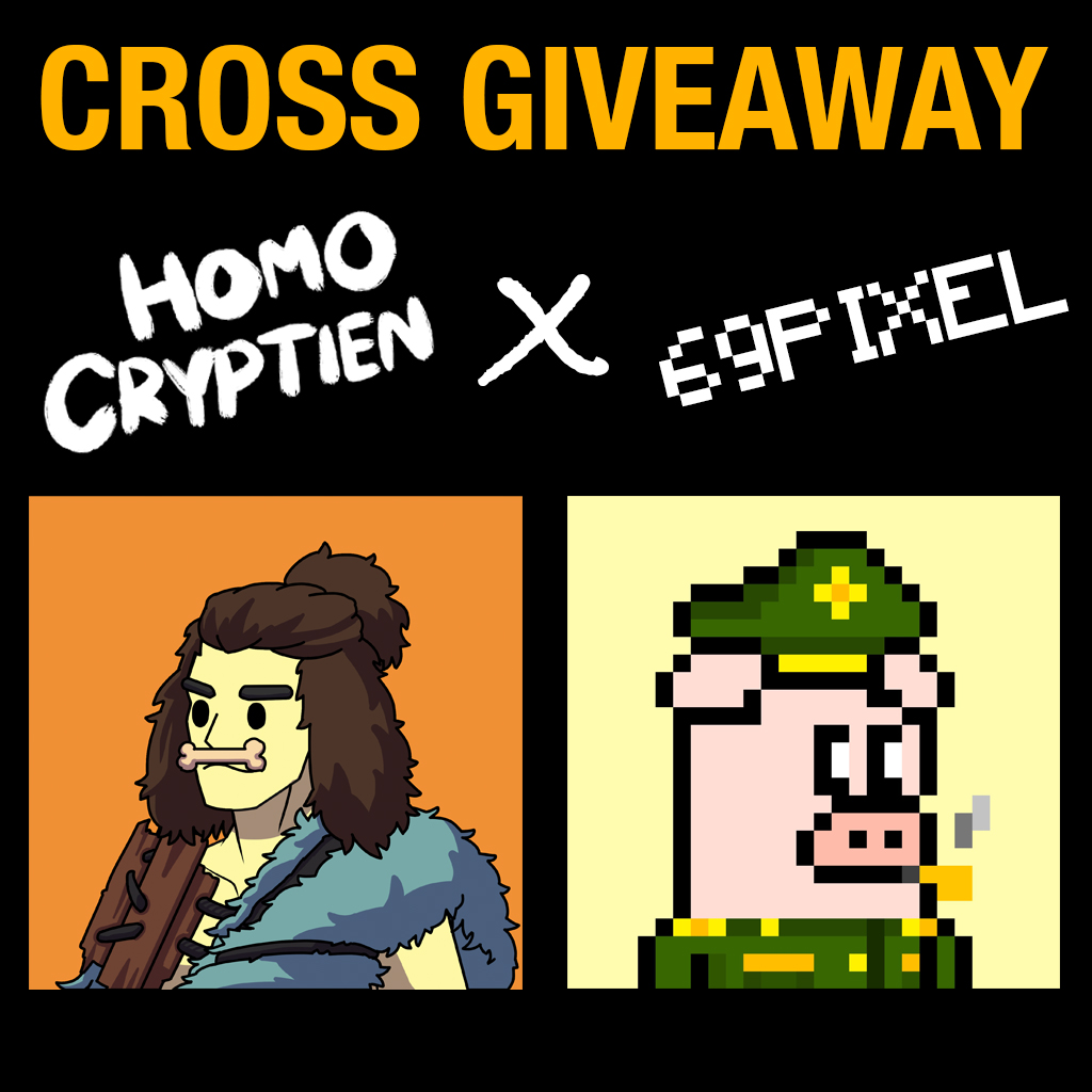 Homocryptien's tweet image. HOMOCRYPTIEN  X 28PX PIG Giveaway

Prize 🎁 
x1 28PX PIG  (for the winner from 28PX PIG )

Enter:⬇️
1️⃣ Join Discord : discord.gg/kkWTSjsZen 
2️⃣ React to bot in Discord 🎉
3️⃣ Follow me &amp;amp; @28pxpig_nft 
4️⃣ Say hi 

The winner will be announced in 48 hours! Good luck.
#NFTGiveaway