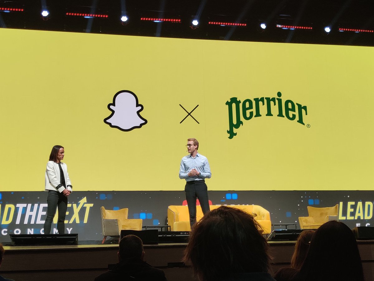 #HUBFORUM2021
Comment créer un univers à la fois créatif et engageant auprès de vos clients avec l'AR ?📱
C'est la question à laquelle on répondu Sophie Jean-Jarry de <a href="/NestleWatersFra/">Nestlé Waters France</a> et Charles Dalibot de <a href="/Snapchat/">Snapchat</a> 🚀🚀
#NextEconomy #MBADMB #TransfoNum #snapchatdown