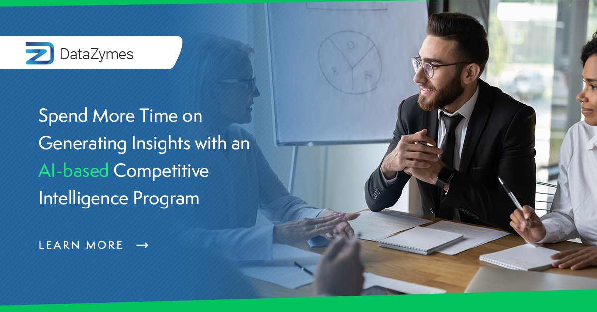 DatazymesInc's tweet photo. To succeed with a #competitiveintelligence (CI) program, a pharma organization should look to spend more time generating insights from its diverse data with improved data cleaning, processing, and visualization capabilities. Read our blog to learn more https://t.co/XGJsJPFNvh https://t.co/qSEtIXmPlc