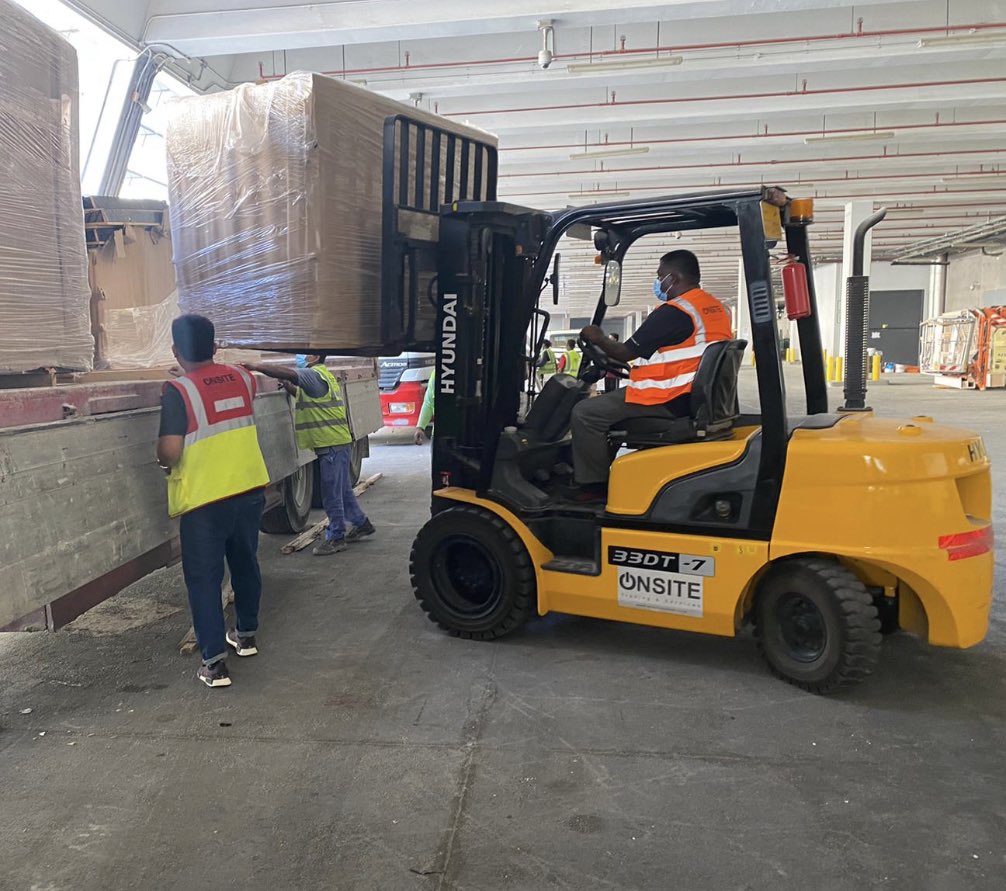 onsiteqatar's tweet photo. #onsiteqatar is pleased to announce starting of Logistics operation for City Scape Qatar 2021 - Qatar’s most prestigious and influential real estate investment, development, and networking event at Doha Exhibition and convention centre #decc #qatar #doha https://t.co/gFT90UCq9h