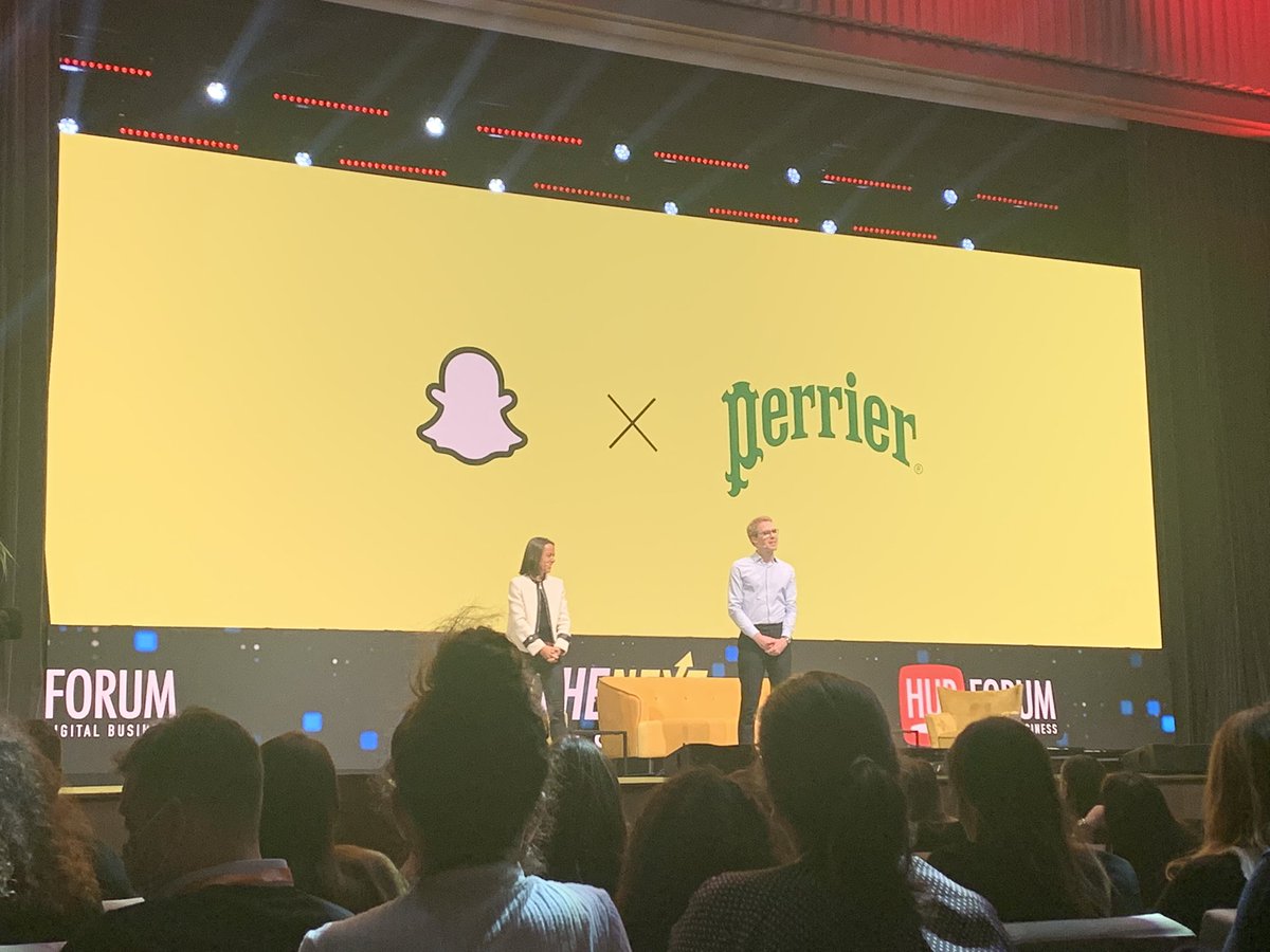 Quelle chance de pouvoir assisté à une conférence de <a href="/charlus2/">Charles Dalibot</a> de chez <a href="/Snapchat/">Snapchat</a> et Sophie Jean-Jarry de chez <a href="/NestleWatersFra/">Nestlé Waters France</a> au <a href="/hubforum/">FORUM HUB</a> ! 
👻 Ça me permet de rester connecté à #snapchat en plein #snapchatdown 👻
 #HUBFORUM #NextEconomy #TransfoNum