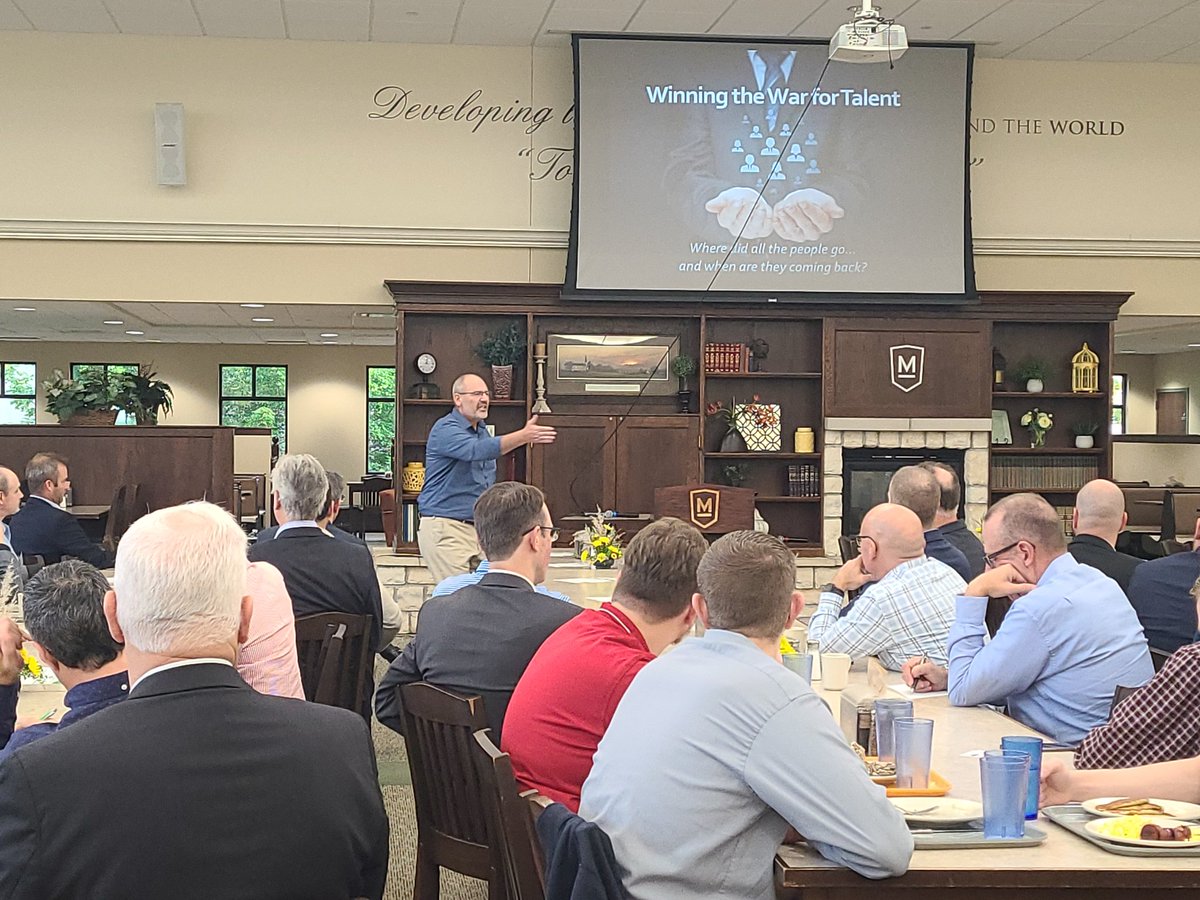 Thrive_ED's tweet photo. Our Annual Meeting has started! Our keynote is Chris Czarnik, author of Winning the War for Talent. https://t.co/rbnv20Q5yt