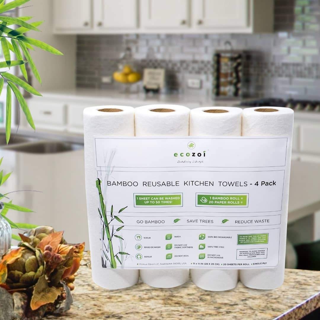 ecozoi's tweet photo. Are you looking for bamboo kitchen paper towels or hoping to use bamboo unpaper towels in your home?  Then these bamboo kitchen paper towels might be just what you need. 

#recycle #sustainable #zerowaste #ecofriendly #green
#cleaningtips #cleaningkitchen #kitchencleaning https://t.co/xzzItSYqA1