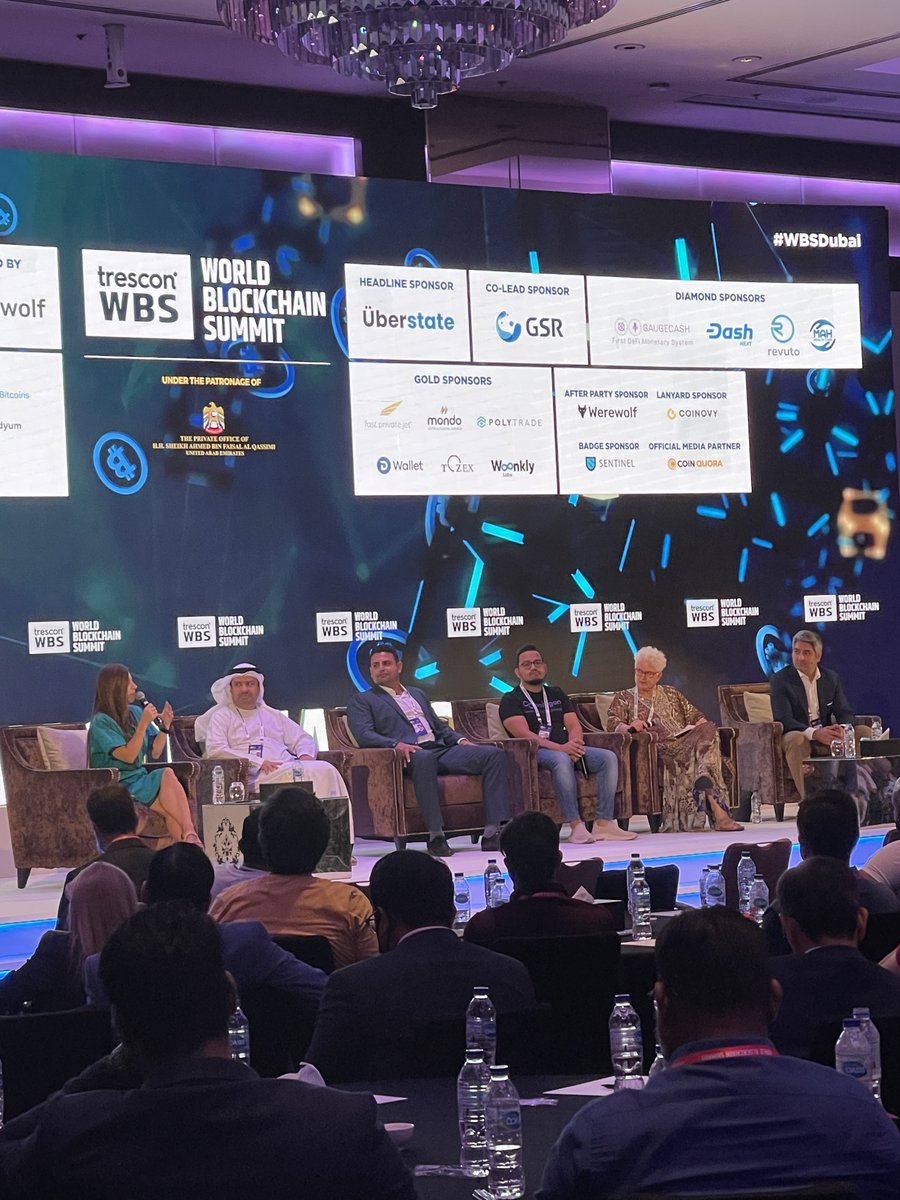 Our cofounder Yehia Badawy spoke @tresconwbs  #WBSDubai earlier today emphasizing the importance of collaboration towards building a thriving blockchain ecosystem in the region.

Livestream link: hubs.li/H0ZhzcK0