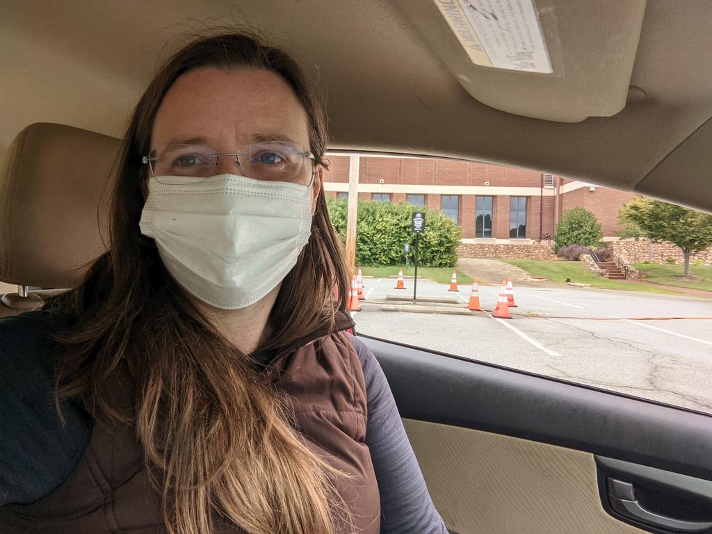 kateradNC's tweet photo. Feeling grateful for effective #PublicHealth Been running low temp and got test at @UNC yesterday. Thankfully, it's negative. In meantime, so impressed w/ drive thru testing &amp; ongoing #vaccine push. Now we just have to fight for global #VaccineEquity  #testingequity #endCOVID 🌍 https://t.co/XA8bP8yoSX