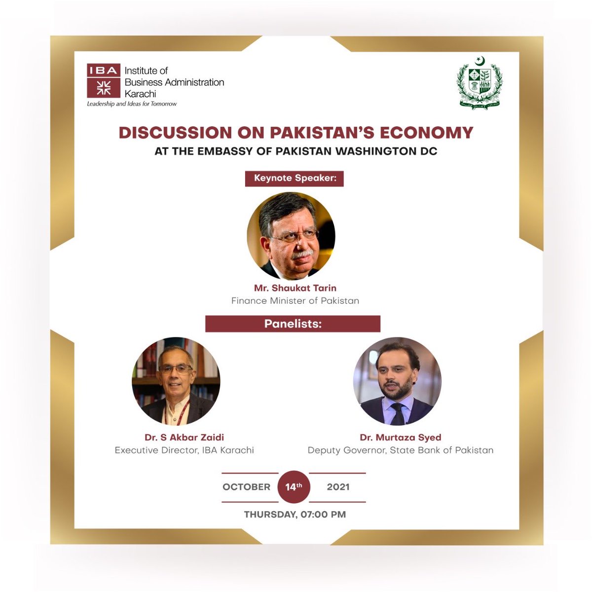 EDIBAKarachi's tweet image. I am honored to be part of the panel at @PakinUSA. Thank you for the gracious invitation and hosting this important discussion on Pakistan’s Economy, Ambassador @asadmk17.