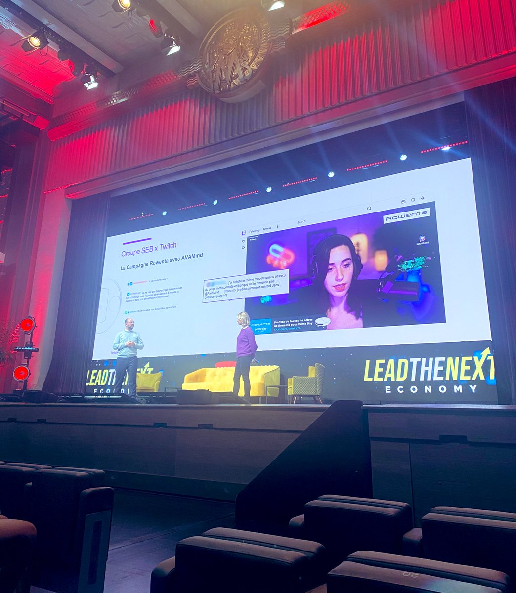 [MasterClass <a href="/TwitchFR/">Twitch FR</a> 🟣]

<a href="/GroupeSEB/">Groupe SEB</a> Jean Manuel nous a partagé son expérience avec Twitch, pour la campagne de l’aspirateur robot Rowenta réalisée avec la streameuse  <a href="/avamind_/">AVA MIND</a> 💪 !

👀 Preuve que l’audience Twitch est ouverte à d’autres sujets que le gaming. 🎮

#HUBFORUM