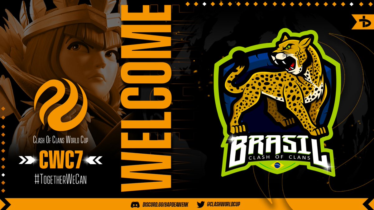 <a href="/SelBrasilCoC/">Seleção Brasileira de CoC</a> 🇧🇷 signed up for #CWC7!

Brazil...well, they don't need presentation.
They come from a second place in S6, the desire to return to the top is great. Attention.
Welcome, a Seleção!

#TogetherWeCan