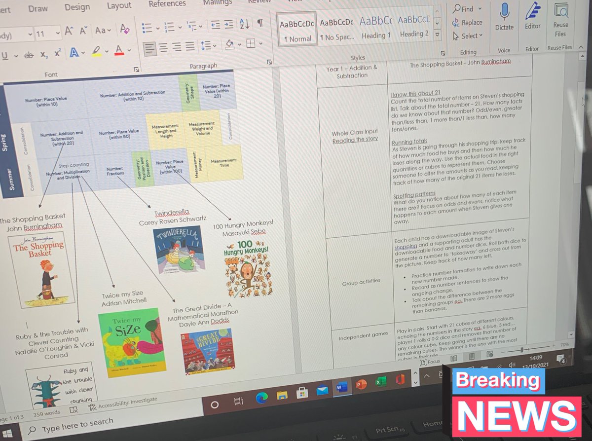 Almost there with our #mathsthroughstories plans. Use much loved stories to support mathematical understanding. Aligned to your current planning, all fully resourced and downloadable. To register for info clevercounting.co.uk/contact
