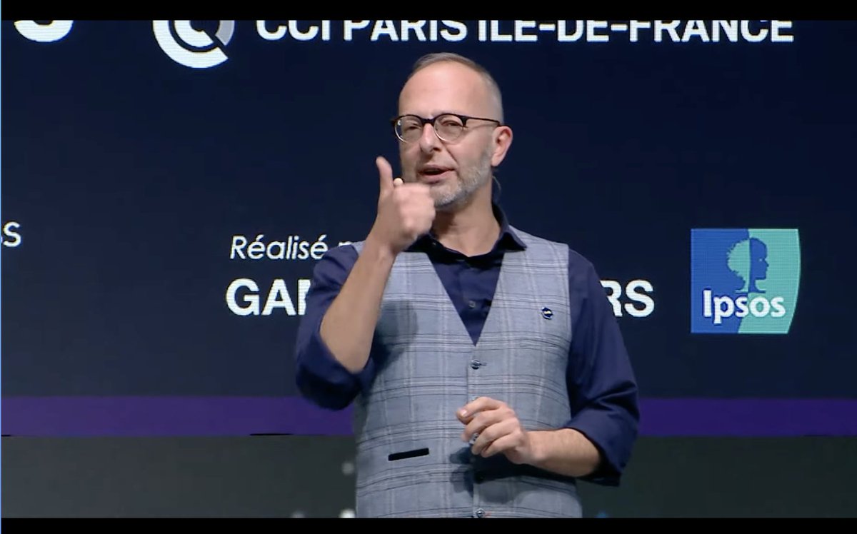 <a href="/VincentMontet/">Vincent MONTET</a> fondateur et directeur des <a href="/mbadmb/">mbadmb</a> et VP de l'<a href="/AcselDigital/">Acsel</a> au #hubforum nous présente le REX du baromètre croissance et digital 

#mbadmb #transfonum