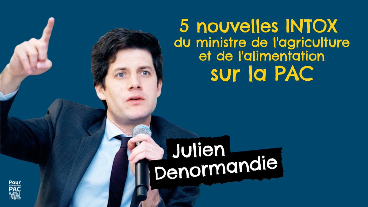 Hier, <a href="/J_Denormandie/">Julien Denormandie</a> a rappelé l'importance du dialogue citoyen <a href="/DebatImPACtons/">ImPACtons - le débat public sur l’agriculture</a>.
🔎Mais la lecture du #PSN confirme qu'il n'a pas repris ses conclusions. L’ambition initiale très basse n’a pas empêché les mauvaises surprises à l’arrivée. 
CP : bit.ly/3mOOnfL
👀 THREAD 👇