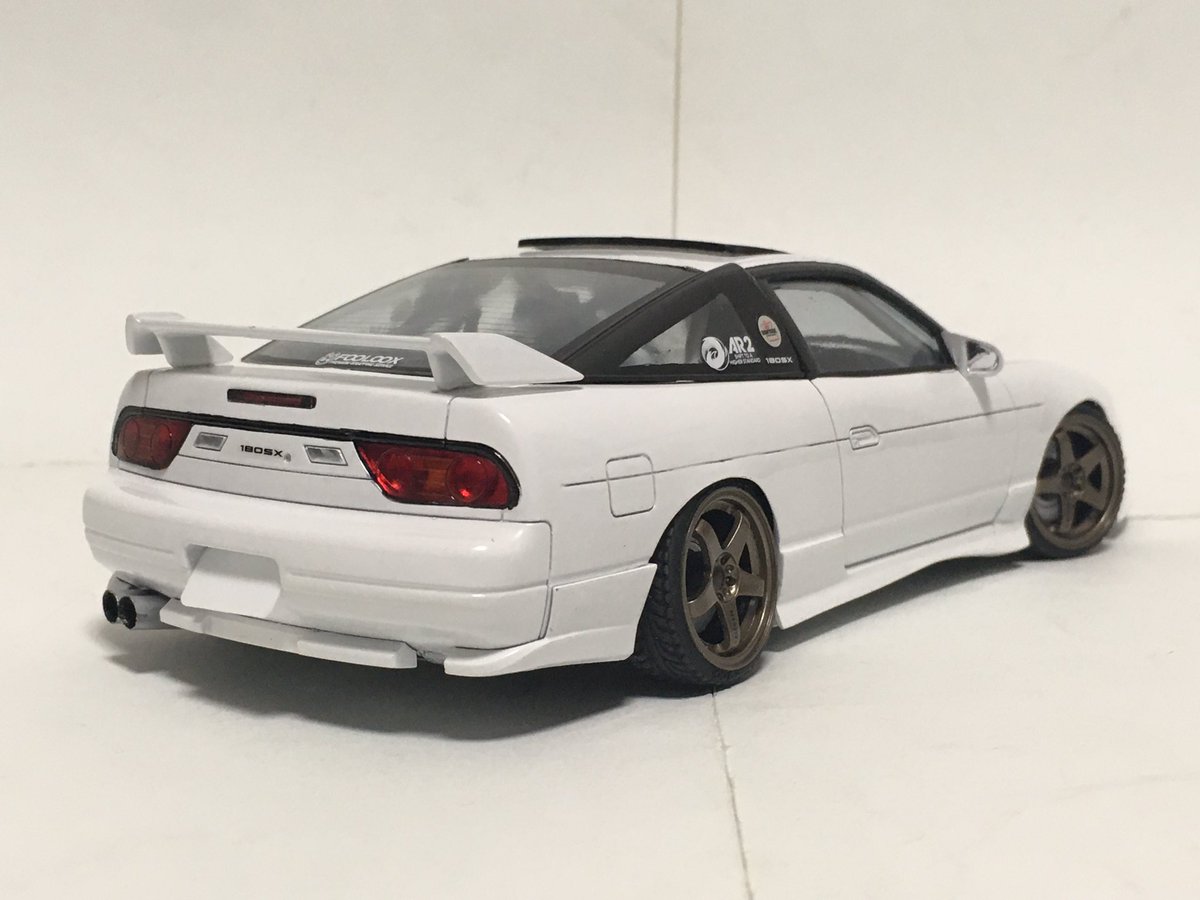 とみ様 フジミ製180SX“東北仕様”完成しました。 目指したのは00年〜02年頃の