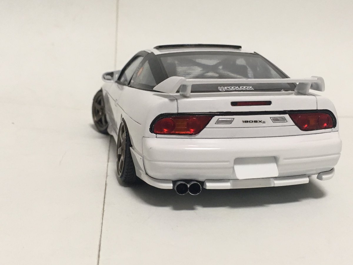 フジミ製180SX“東北仕様”完成しました。 目指したのは00年〜02年頃の