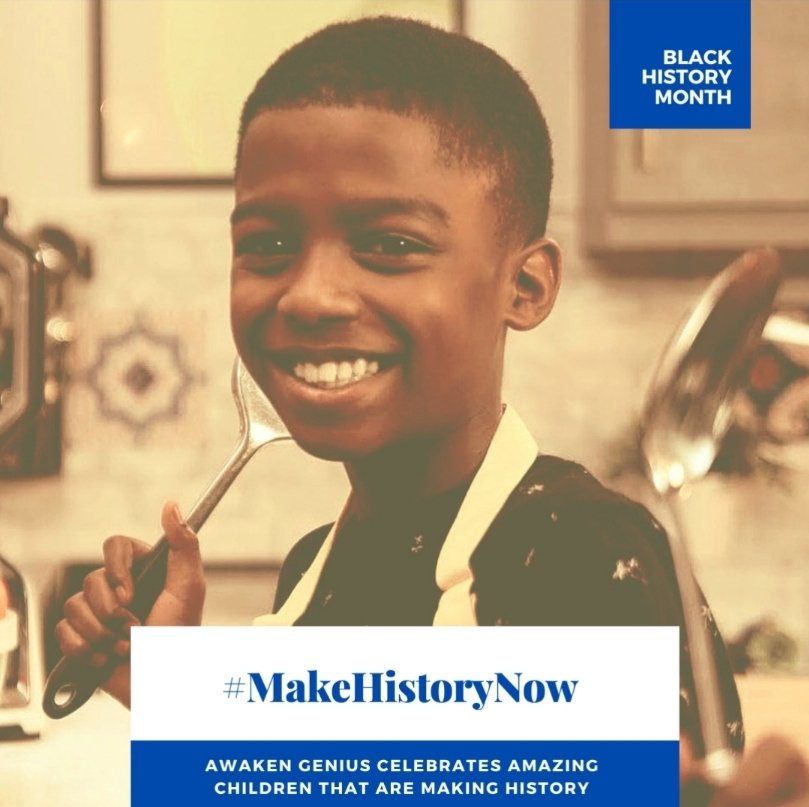 Omari McQueen  - Genius Vegan Chef 

Remember, every child wants to be successful so let us give life to learning and Awaken Genius in children. 

#everychildisagenius#bhm#affirmations#nurture#ubuntu#givinglifetolearning