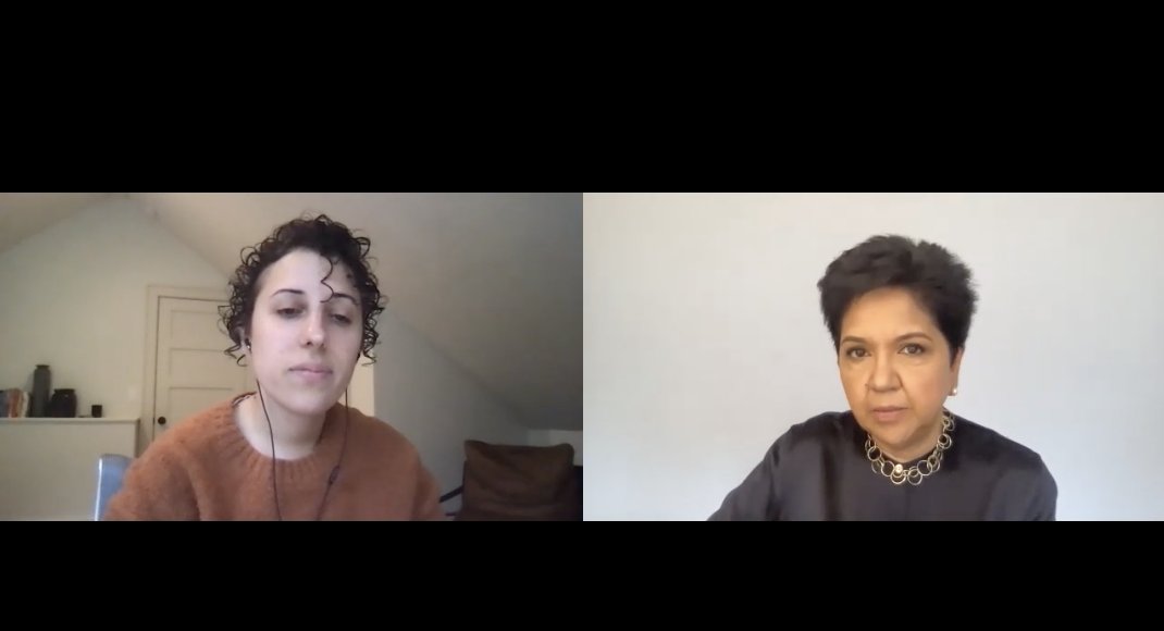 Profitero's tweet image. Happening now at #CommerceLive. @IndraNooyi's advice for CPG companies just starting out, “Scale matters. If you want to build a lasting company you need to build a scale.”