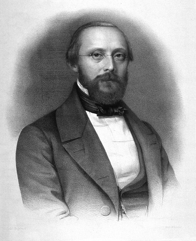StoriaMedicina's tweet photo. "Omnis cellula e cellula": Rudolf L. K. #Virchow, the father of #cell theory, was born #OTD exactly 200 years ago. His name is also linked to the pathogenesis of #thrombosis, on which he published a treatise in 1845.
#histmed #MedTwitter #medizin #science #historiamedica #storia https://t.co/M1GpyjIeGS