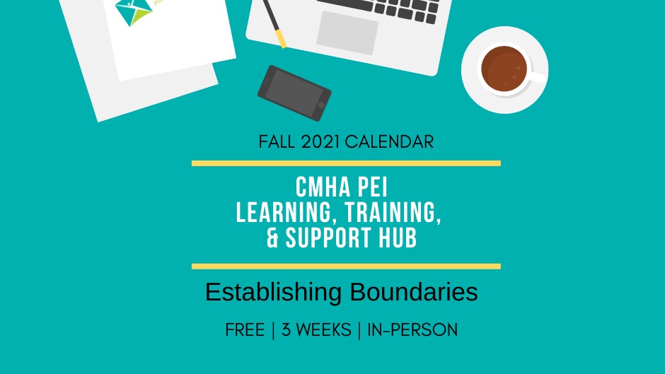 🚨 Last Chance to Register 🚨
This FREE 3-session course starts this Monday, Oct. 25th, and there is still time to get your seat! Learn the importance of boundaries. Register by email at register@cmha.pe.ca OR visit pei.cmha.ca/home/our-progr… for more info! 💻📗✏