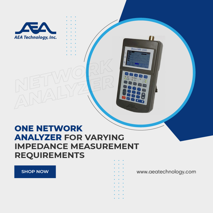 AEATECH's tweet photo. Measuring Impedances from 0 to 2000 Ohms, #Resistance, #Impedance Angle, X, Q, #ReturnLoss, and SWR is no more a challenge! Our Bravo MRI 3000 #Analyzer makes it a cakewalk with its portability and ability to function around #magneticfields. Read more at: https://t.co/3iWwAjmprB https://t.co/dED6MsHzRA