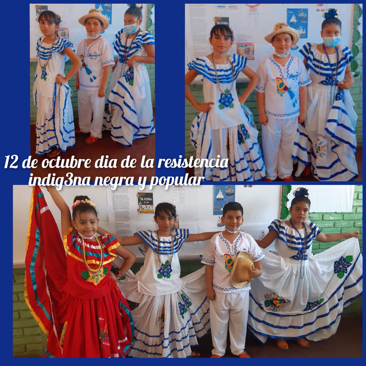 Conmemoramos el día de la Resistencia Indígena, Negra y Popular, promoviendo en nuestros estudiantes el amor al arte. #EnVictoriasEducativas #MinedDistrito3
<a href="/el19digital/">El 19 Digital</a> <a href="/minedmanaguaD3/">Ministerio de Educación Distrito 3 Managua</a> <a href="/MINED_Managua/">Ministerio de Educación Managua</a> <a href="/minednicaragua/">Ministerio de Educación Nicaragua</a> <a href="/IzaydaT/">Izayda Tórrez</a> <a href="/salvadorVang/">Salvador Vanegas G</a> <a href="/minednicaragua/">Ministerio de Educación Nicaragua</a>